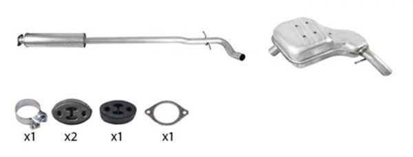 lmr Exhaust System Volvo V70N 2.4 D / D5 / T (Vehicles with Turbo)