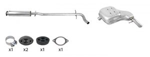 Exhaust System Volvo V70N 2.4 (Vehicles without Turbo)