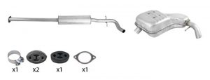 Exhaust System Volvo S80I 2.4 D / D5 / T / T5 (Vehicles with Turbo)