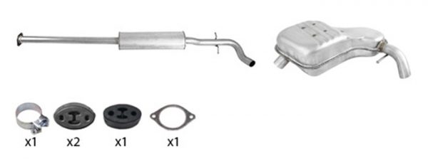 lmr Exhaust System Volvo S80I 2.4 D / D5 / T / T5 (Vehicles with Turbo)