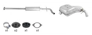 Exhaust System Volvo S80I 2.4 (Vehicles without Turbo)