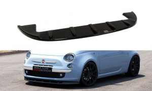 Front Splitter Fiat 500 / ABS Svart Struktur