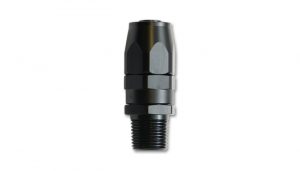 Vibrant 10AN Male NPT Straight Hose End Fitting; Pipe Thread: 3/8 NPT