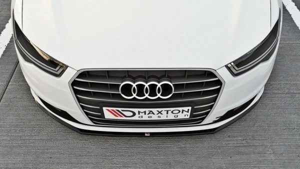 lmr Front Splitter Audi A6 C7 Ultra (Facelift) / Blanksvart