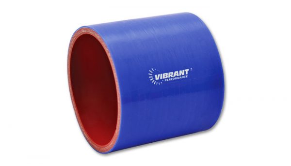 lmr Vibrant 4 Ply Aramid Reinforced Silicone Hose Coupling, 1" I.D. x 3" Long - Blue