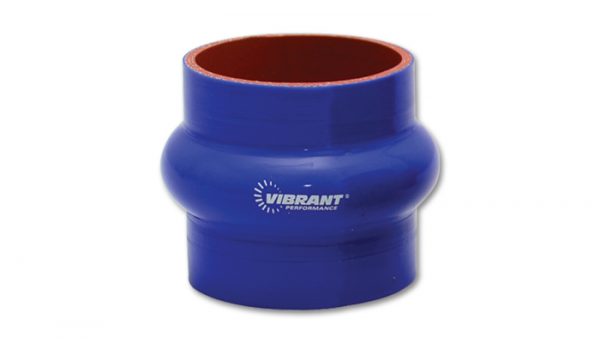 lmr Vibrant 4 Ply Aramid Reinforced Silicone Hump Hose, 2.25" I.D. x 3" Long - Blue