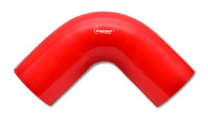 Vibrant 4 Ply Aramid Reinforced 90 Degree Silicone Elbow, 2.25″ I.D. x 4″ Leg Length – Red