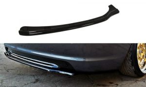 Central Rear Splitter BMW 3 E46 Mpack Coupe (Without Vertical Bars) / ABS Black / Molet
