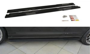 Side Skirts Diffusers Renault Laguna Mk 3 Coupe / ABS Black / Molet