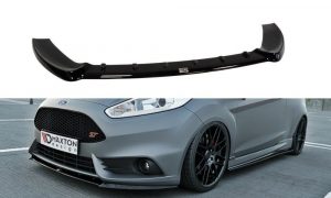 Front Splitter (Cupra) Fiesta Mk7 St Facelift 2013-16 / ABS Svart Struktur