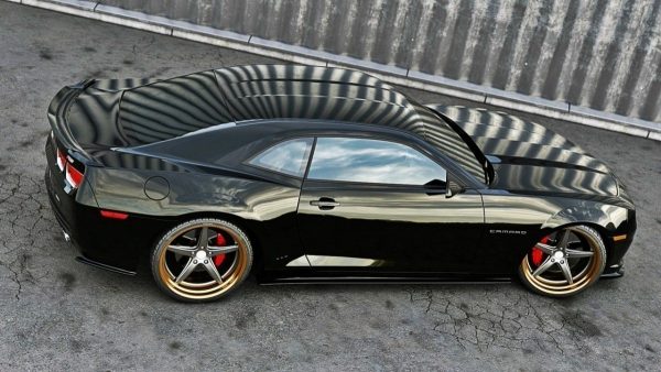 lmr Rear Side Splitters Chevrolet Camaro V Ss - Us Version (Preface) / Carbon Look