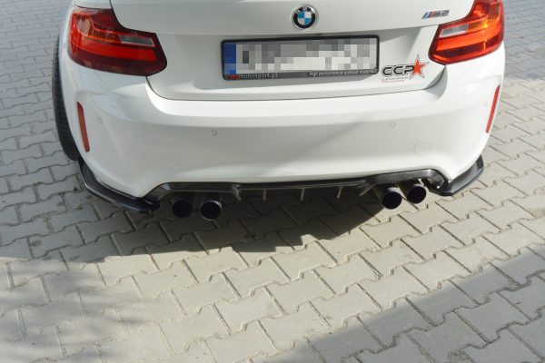 lmr Rear Side Splitters BMW M2 (F87) Coupé / Gloss Black