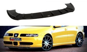 Front Splitter Seat Leon Mk1 (For Seat Sport Bumper) / ABS Black / Molet
