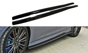 Side Skirts Diffusers Ford Focus 3 Rs / ABS Black / Molet