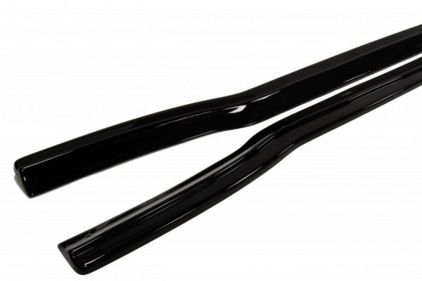 lmr Side Skirts Diffusers Ford Focus Mk2 Rs / Gloss Black