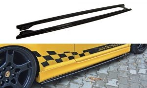Side Skirts Diffusers Vw Golf Iv R32 / ABS Black / Molet