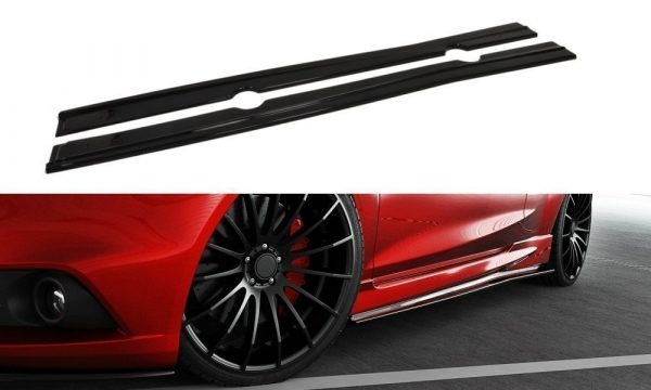 lmr Side Skirts Diffusers Ford Fiesta Mk7 Preface St / ABS Black / Molet