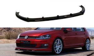 Front Splitter Vw Golf Vii For Sport Pack / ABS Black / Molet