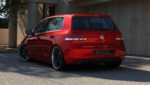Rear Valance Vw Golf Vi Without Exhaust Hole /