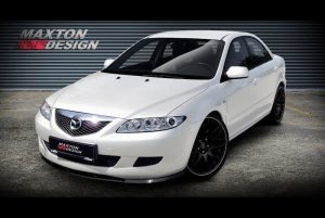 Front Splitter Mazda 6 Mk1 Preface Model (2002-2005) / ABS Black / Molet