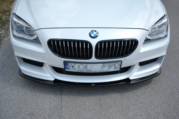 lmr Front Splitter BMW 6 Gran Coupé Mpack / Blanksvart