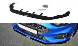 Front Racing Splitter V.1 (Gloss Black) Ford Focus Mk4 St-Line  / Abs