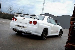 Rear Bumper Nissan Skyline R34 Gtt Gtr Look (Fit Only With 2292 Wide Arches)