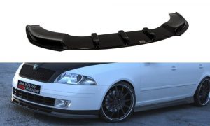 Front Splitter Octavia 2 Preface Model, Standard Stötfångare / ABS Svart Struktur