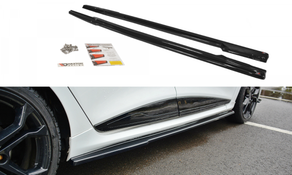 lmr Side Skirts Diffusers Renault Clio Mk4 Rs / Gloss