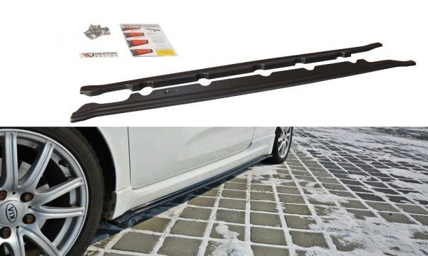 lmr Side Skirts Diffusers Kia Cee'D Gt Mk2 / Carbon Look