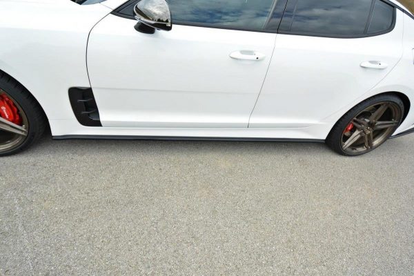 lmr Side Skirts Diffusers Kia Stinger Gt / ABS Black / Molet