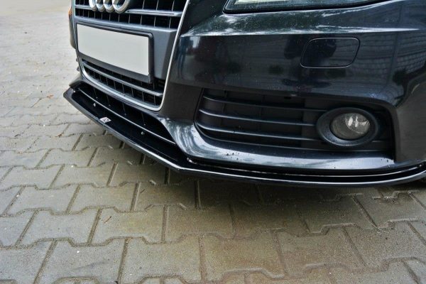 lmr Front Splitter V.2 Audi A4 B8 (Preface) / Blanksvart