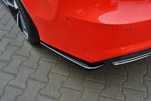 lmr Bakre Sidosplitters Audi A7 S-Line (Facelift) / Kolfiberlook