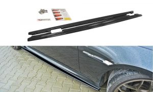 Side Skirts Diffusers BMW M6 E63 / ABS Black / Molet