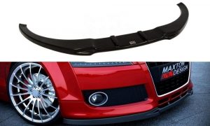 Front Splitter Audi Tt Mk2 ( For Standard Bumper ) / ABS Black / Molet