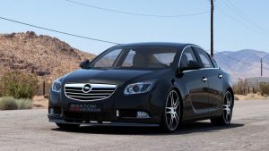 Front Splitter Opel Insignia Mk1 Preface Model / ABS Black / Molet