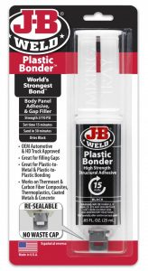JB Weld Plastic Bonder Svart 25 ml