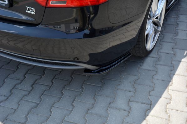 lmr Rear Side Splitters Audi A5 Sportback S-Line Mk1. Facelift (8T) / Gloss Black