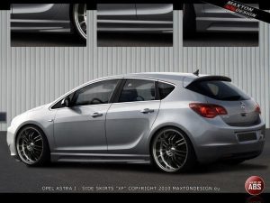 Side Skirts Opel Astra J