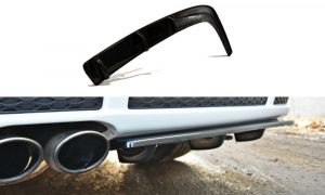 Rear Splitter Audi Rs4 B5 (With A Vertical Bar) / ABS Black / Molet