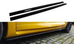 Side Skirts Diffusers Renault Megane 3 Rs / ABS Black / Molet