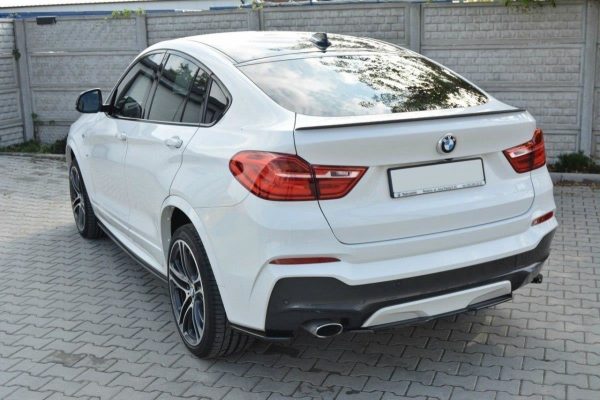 lmr Central Rear Splitter BMW X4 M-Pack (Without A Vertical Bar) / Carbon Look