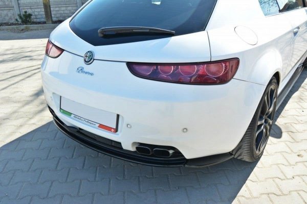 lmr Central Rear Splitter Alfa Romeo Brera (Without Vertical Bars) / Carbon Look