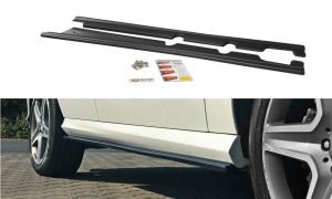 Sidokjolar Diffusers Mercedes Gle W166 Amg-Line / ABS Svart Struktur