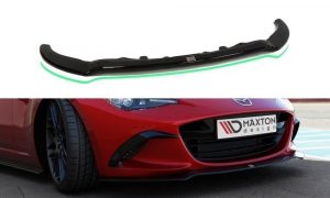 Front Splitter V.2 Mazda Mx-5 Iv / ABS Svart Struktur