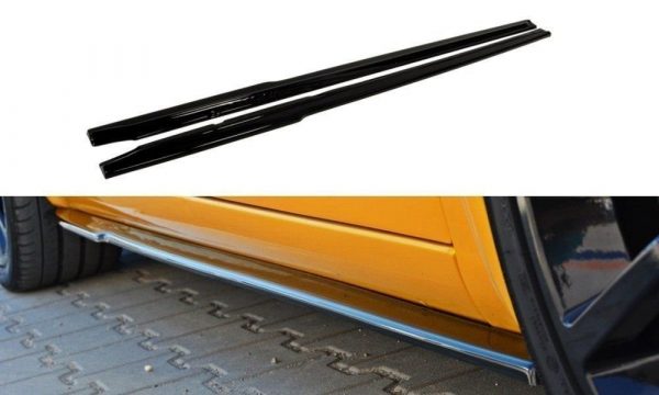 lmr Side Skirts Diffusers Renault Megane Ii Rs / Carbon Look