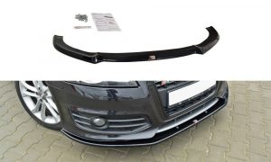 Front Splitter V.1 Audi S3 8P (Facelift Model) 2009-2013 / ABS Black / Molet