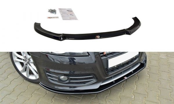 lmr Front Splitter V.1 Audi S3 8P (Facelift Model) 2009-2013 / Blanksvart