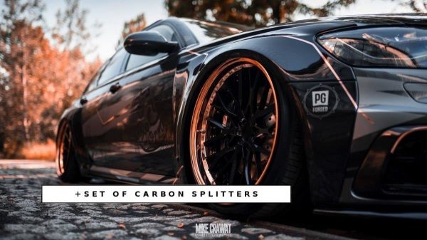 lmr Audi S6 C7 Avant Wide Body + Set Of Carbon Splitters