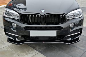 Front Splitter V.1 BMW X5 F15 M50D / Blanksvart